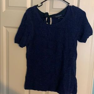 Navy blue sweater shirt